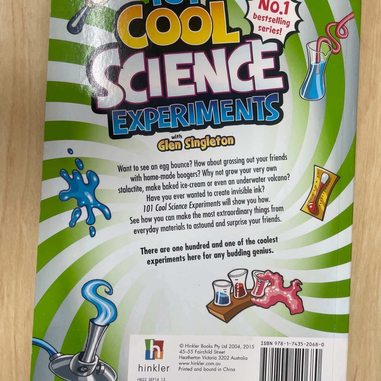 Experiments In Store 101 Cool Science Experiments (s) - Used Good | Salvos Stores