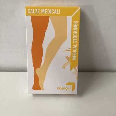  New Womens Beige Medical compression socks size M 