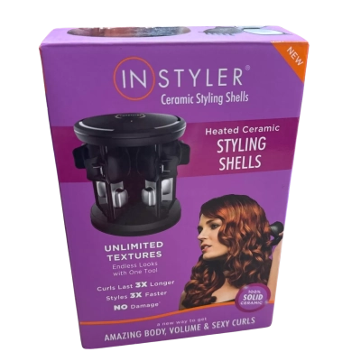 InStyler Heated Ceramic Styling Shells Hair Curlers