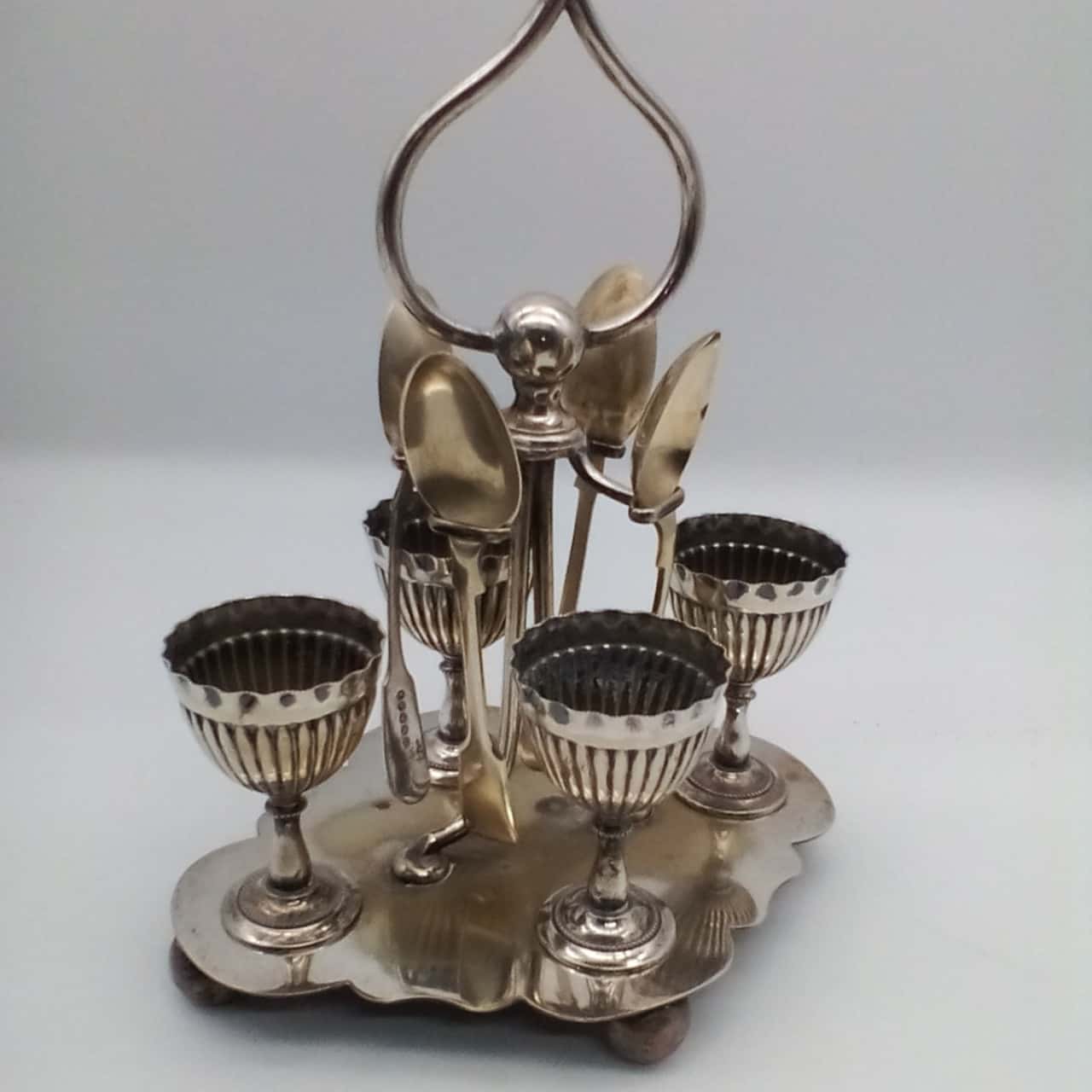 Silver Plated Egg Cruet Set(s)