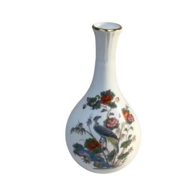 Wedgwood Kutani Crane Vase Approx 14 x 9cm