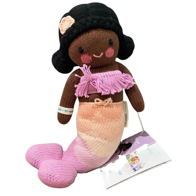 cuddle+kind Maya the mermaid Handcrafted Cotton Doll