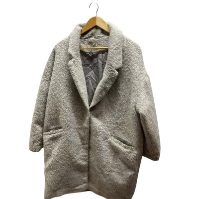  Womens Brand Unknown Size XL Grey Wool Blend Jacket