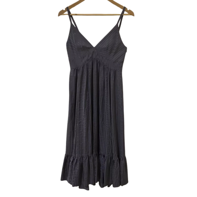 Country Road Womens Size 6 Grey/ Striped Maxi Dress
