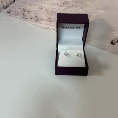 Micheal Hill 925 Crystal Studs