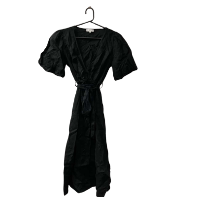 AERE Women's  Size 8 Midi Dress Black