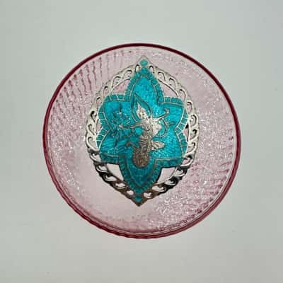 Thai Goddess Siam Silver Brooch