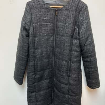 Morgan Womens  Size 42 Winter Coat Black  