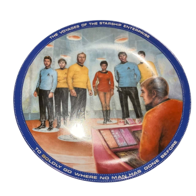 Collectable Star Wars Plate Beam Us Down Scotty