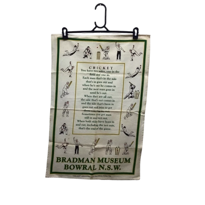 Bradman Museum Funny Cricket Novelty Tea Towel Vintage