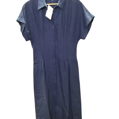 BNWT Perri Cutten Womens  Size 8 Short Sleeve Dress  Blue 