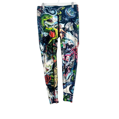 Blackmilk ''Sketches of a Bitter Man'' by James Patrick Leggings Size L