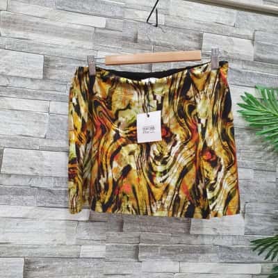 Luck & Trouble Womens  Size 10 Midi Skirt/shorts Other / Yellow 