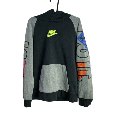 Nike Kids  Size L Jumper Black  / Grey / Pattern 