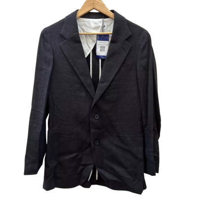 BNWT Brent Wilson Mens Size 36/30 Black Wool Suit Jacket   