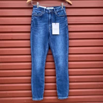 Country Road Womens Size 4 'C.R Denim' High Skinny Blue Jeans 
