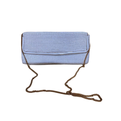 Glomesh Womens Clutch / Cross Body Bag Gold / White 