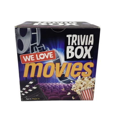 Trivia Box - Movies card game produced by Cardinal.