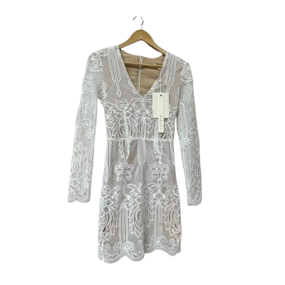  BNWT WINONA Womens Size 6 Beige / White lace dress RRP $249.95