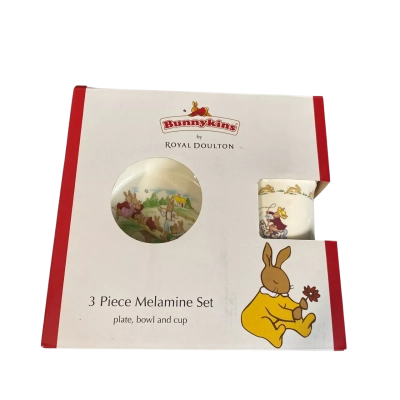 Royal Doulton Bunnykins 3piece melamine set