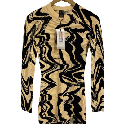 P.E Nation Womens  Size XS Party Dress Black  / Cream 