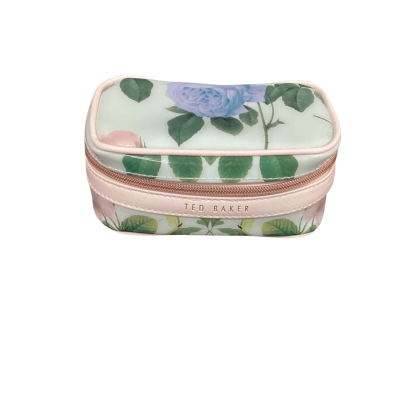 Ted Baker Womens Small Travel/ Personal Blue / Floral 