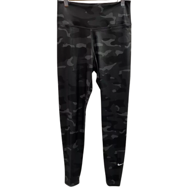 Nike Womens Size S Mid Rise Camo Leggings Black & Grey