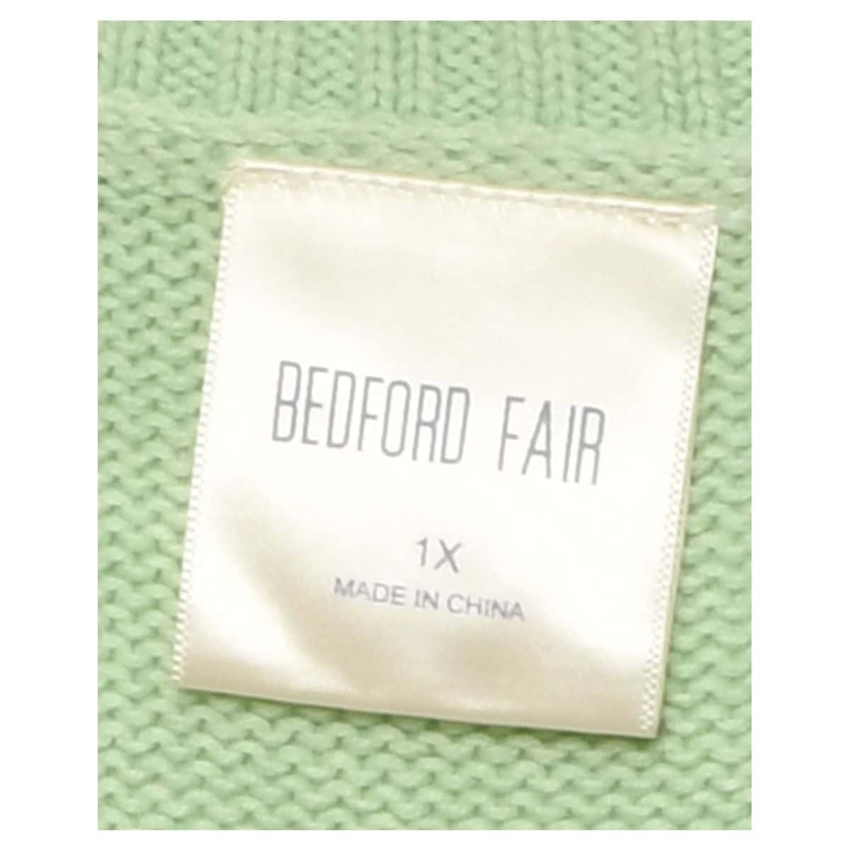 Bedford Fair Womens Size XXL Short Sleeve Knit Jumper Multicolour (s)