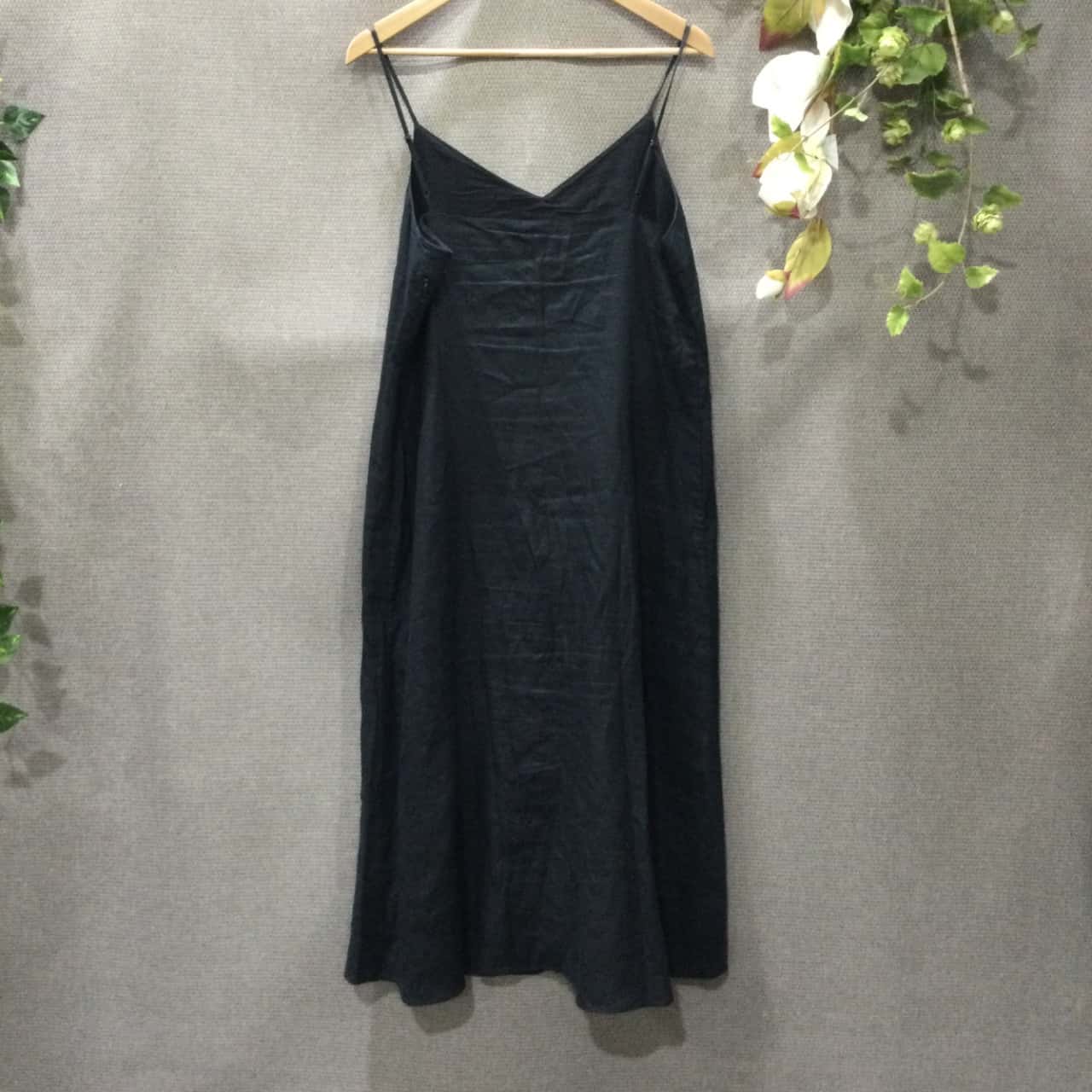 Country Road Womens Linen Midi Dress, Size 12 Black (s) - Used Good |  Salvos Stores