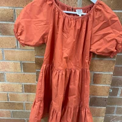Seed Teen Kids  Size 12 Orange Dress 