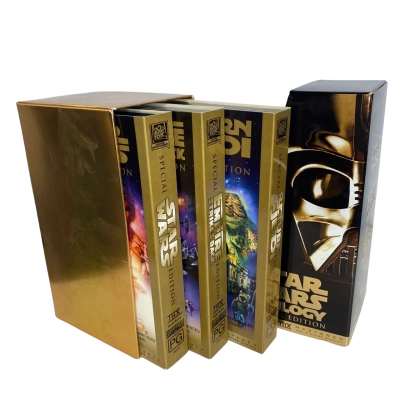 Star Wars Trilogy Gold Special Edition VHS Set