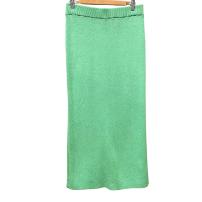 Seed Heritage Bright Green Knit Pencil Skirt Size M  