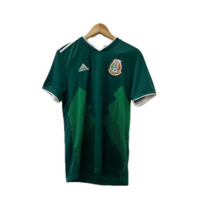 Adidas Mens  Size M Short Sleeve Shirt Green / White 