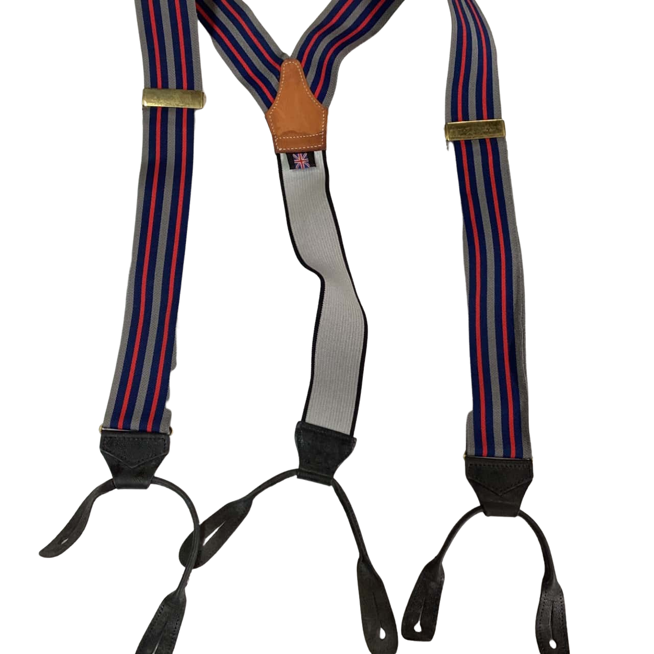Thurston London Mens Striped Suspenders(s)