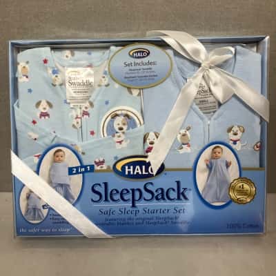 Halo sleep sack, sleep swaddle and wearable blanket