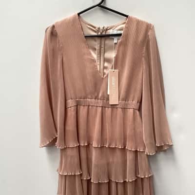 NEW - Alice McCall Womens  Size 8 Nude "you kissed me dress"