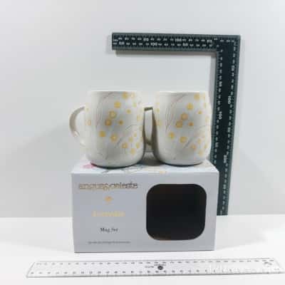 Angus & Celeste Mug Duo Set As New PreOwned 