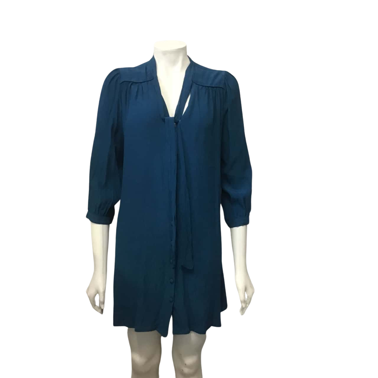 Mister Zimi Shirt Dress Size S Teal (s)