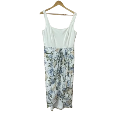BNWT Forever New Womens Size 14 Cocktail Dress Floral / White Dress RRP $129.99