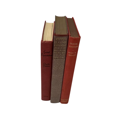Vintage Book Bundle - Red
