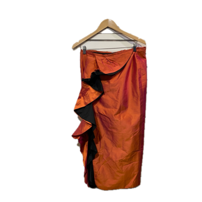 Pia Du Pradal Womens Skirt Size 3 Black  / Orange 