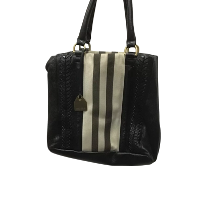Oroton Womens Handbag Beige / Black  
