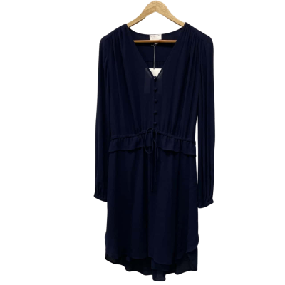 Witchery Womens Long Sleeve Dress Navy Blue 
