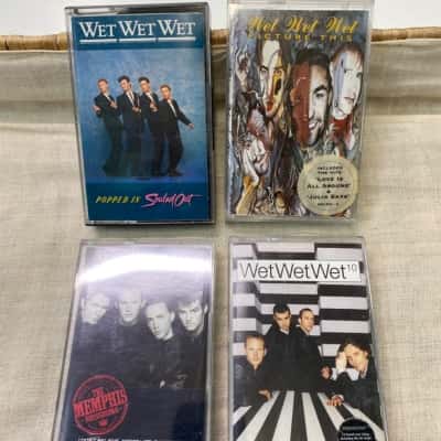 4 x Wet Wet Wet Cassette Tapes
