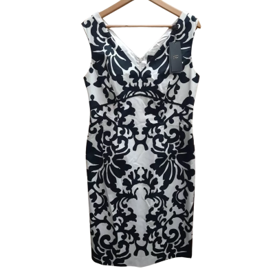New With Tags DAVID LAWRENCE 'Intrior' Sleeveless Patterned Dress in Size 12 Orrp $229.00 / $129 Sale Price