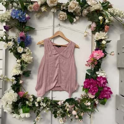 Saba Womens  Size XXS Sleeveless Top Pink  