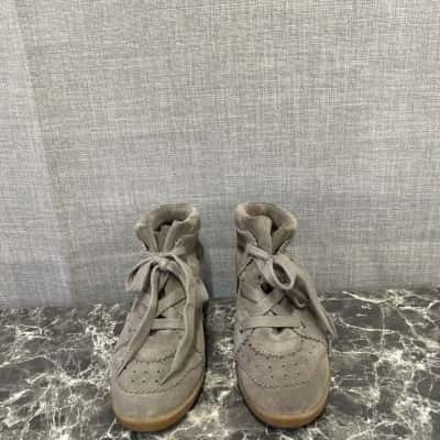 Isabel Marant Womens  Size 36 Velvet Boots Brown 