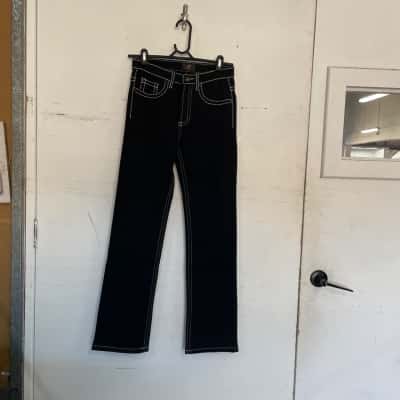 Gabriella Frattini Womens  Size 8 Slim Fit Jeans Black  / White 