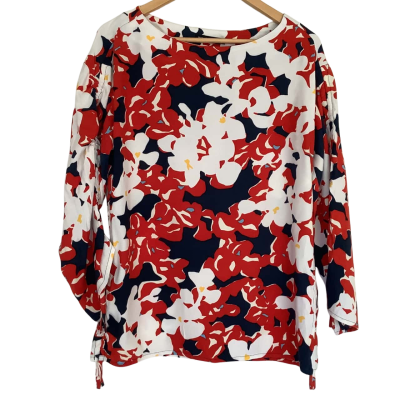 Marimekko    Bright and Colourful Long Sleeve Top.  Size XS 