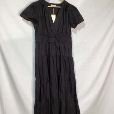 BNWT Black Kings Road maxi dress. Size L.
